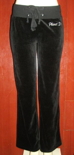 CALÇA PLANET STAR VELUDO PRETA TAM. 14