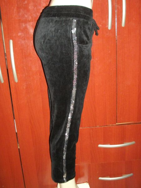 CALÇA PLANET STAR VELUDO PRETA TAM. 14